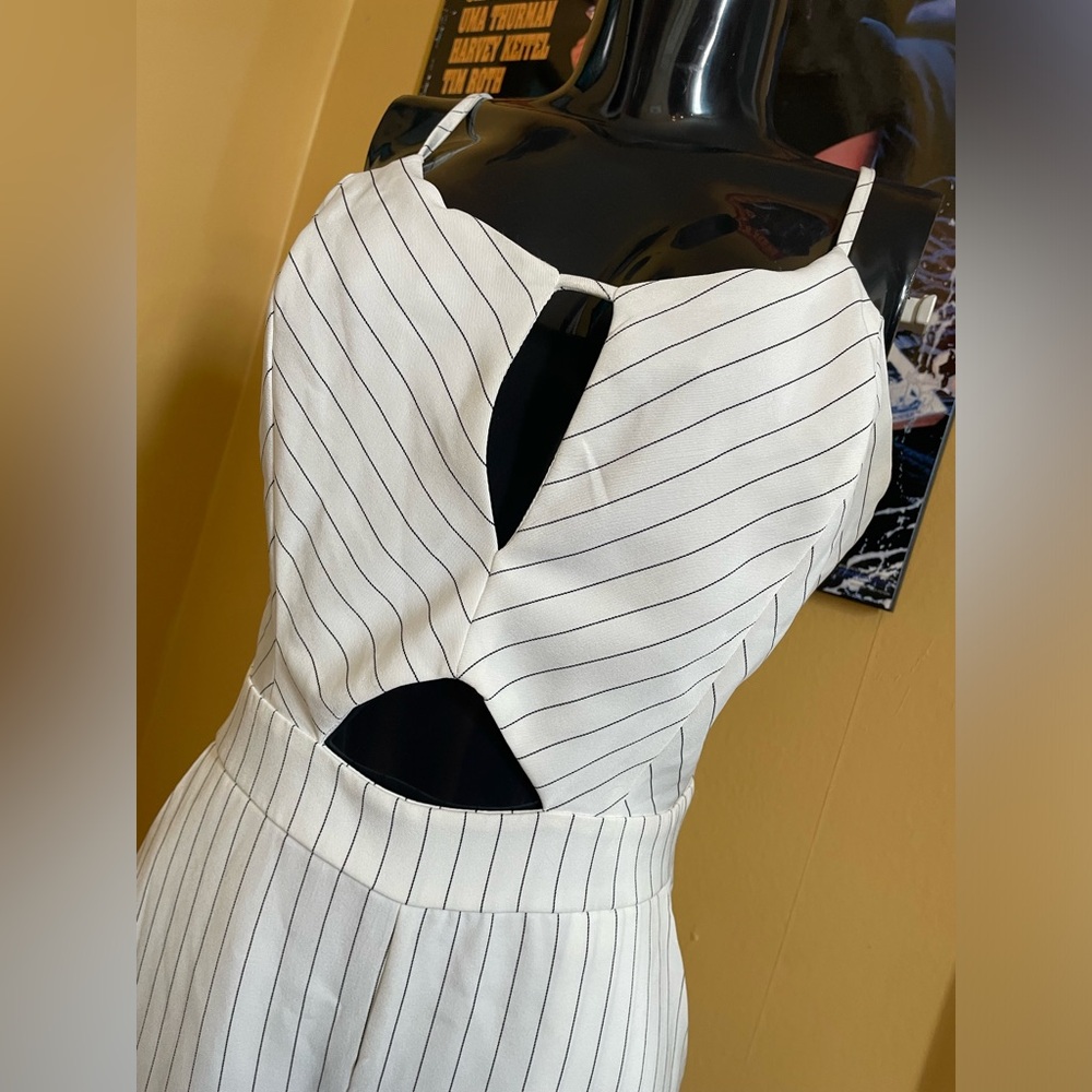 Women’s Pin Stripe Pantsuit ( Large )